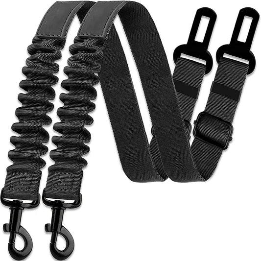 Car Seat Belt Pet Adjustable Cat Dog Car Seat Vehicle Dog Harness Lead Clip Safety Lever Traction Dog Collars Dog Accessoires
