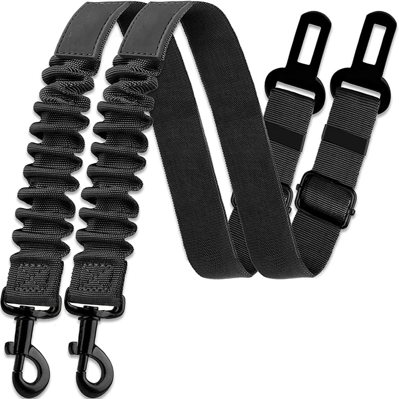 Car Seat Belt Pet Adjustable Cat Dog Car Seat Vehicle Dog Harness Lead Clip Safety Lever Traction Dog Collars Dog Accessoires