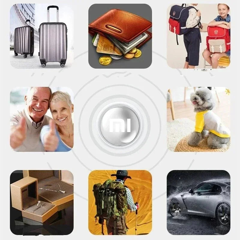 Xiaomi Mini GPS Tracker System Find My App Air Tag Smart Bluetooth Locator Child Finder Bag Anti-Loss Pet Collar With Tracker